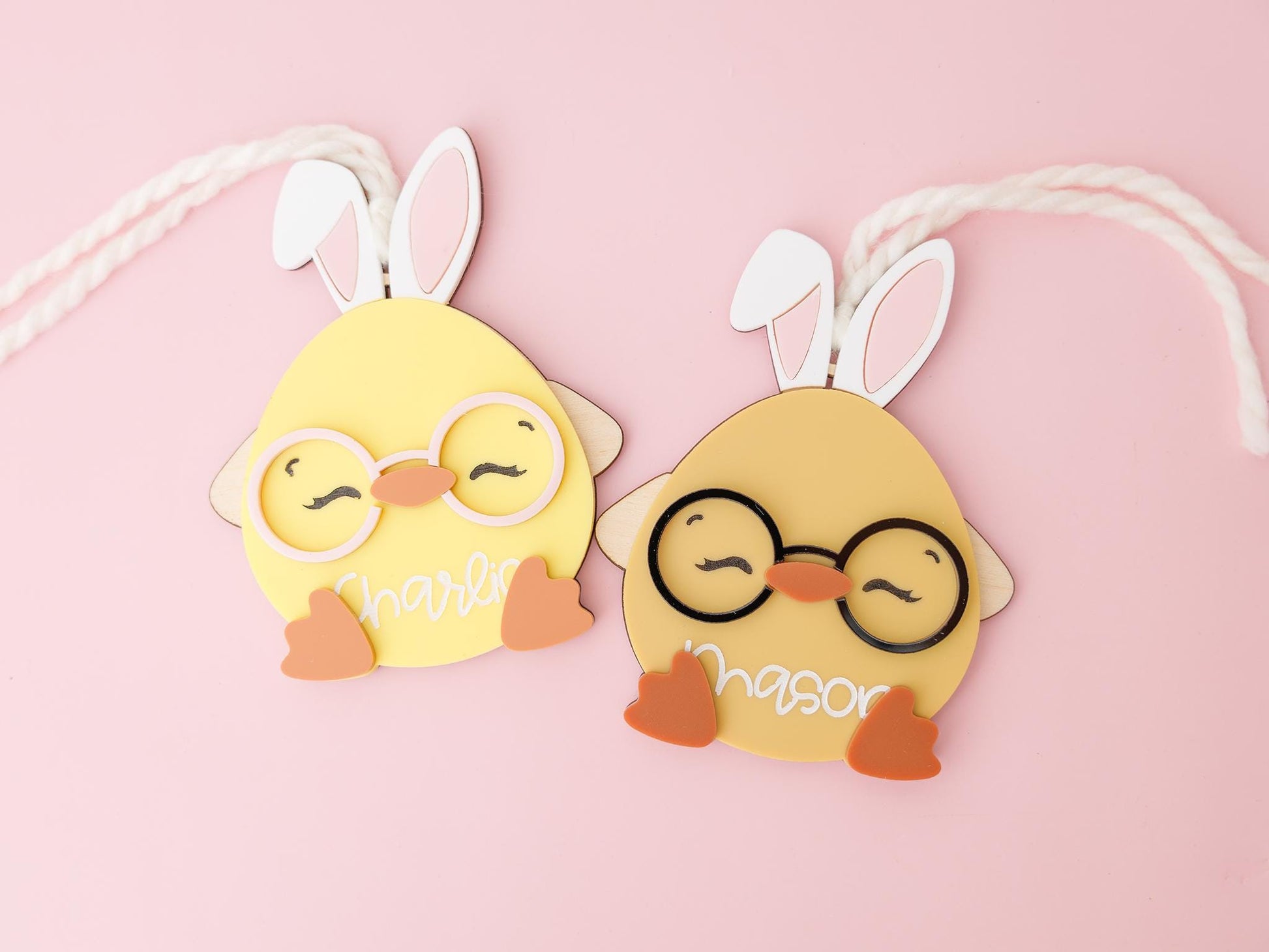 Personalized Easter Basket Chick Name Tag for Kids