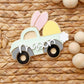 Pickup truck Easter Basket Name Tag for Kids