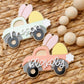 Pickup truck Easter Basket Name Tag for Kids