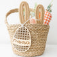 Easter Basket Bunny Ears Carrot Name Tag Personalized Easter Basket Name Tag for Kids Easter Gift Tag and Decoration Pastel acrylic name tag