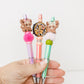 Highland Cow beaded pen
