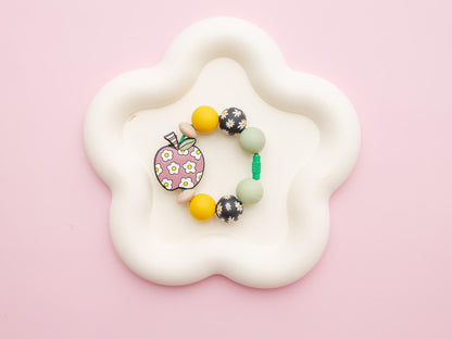 Apple Daisy Tumbler Charm for Teachers Appreciation Gift