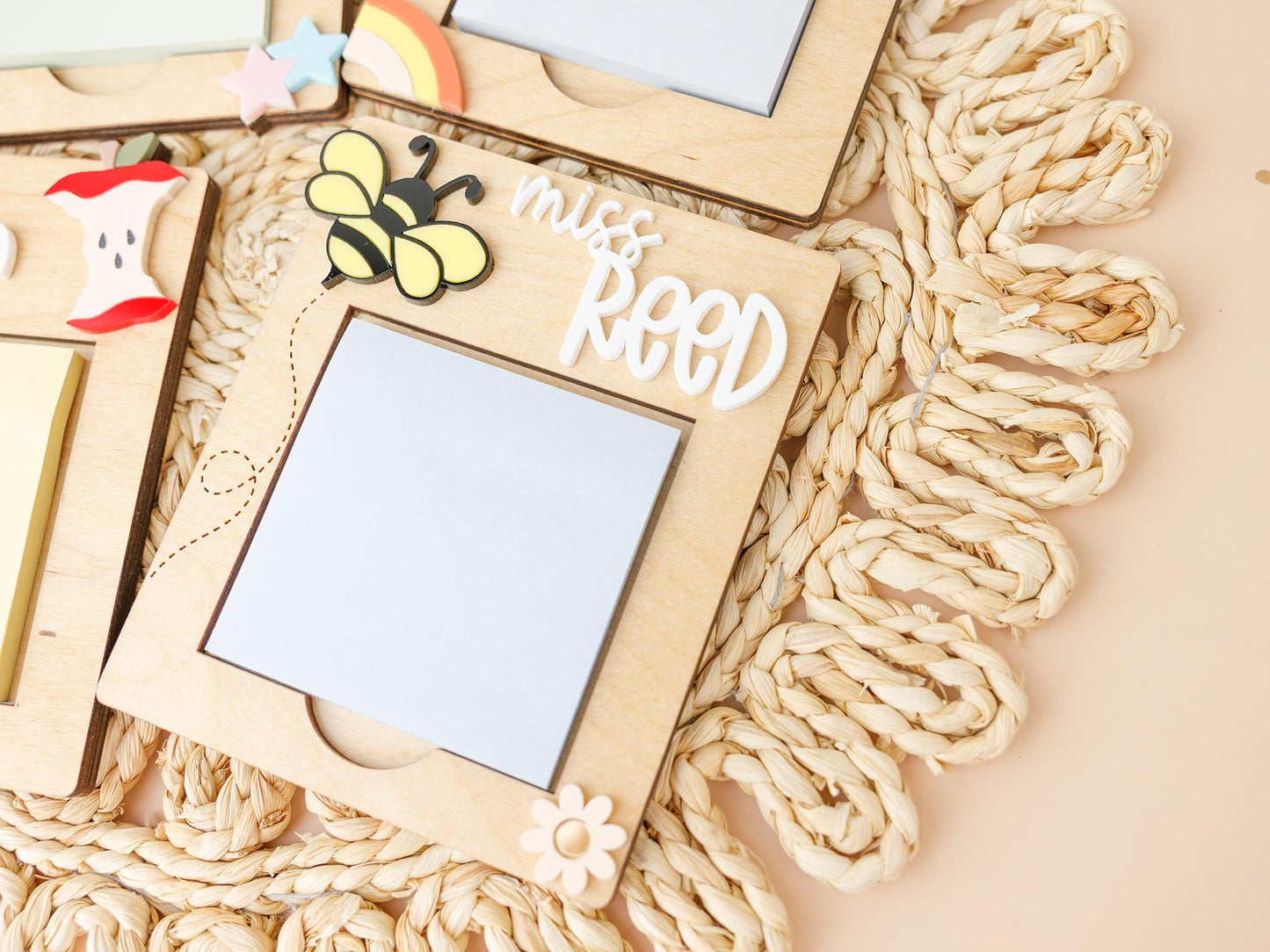 Personalized Sticky Note holder Teacher Appreciation Gift for Teacher
