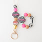 Checkered Teacher Lanyard and matching tumbler charm
