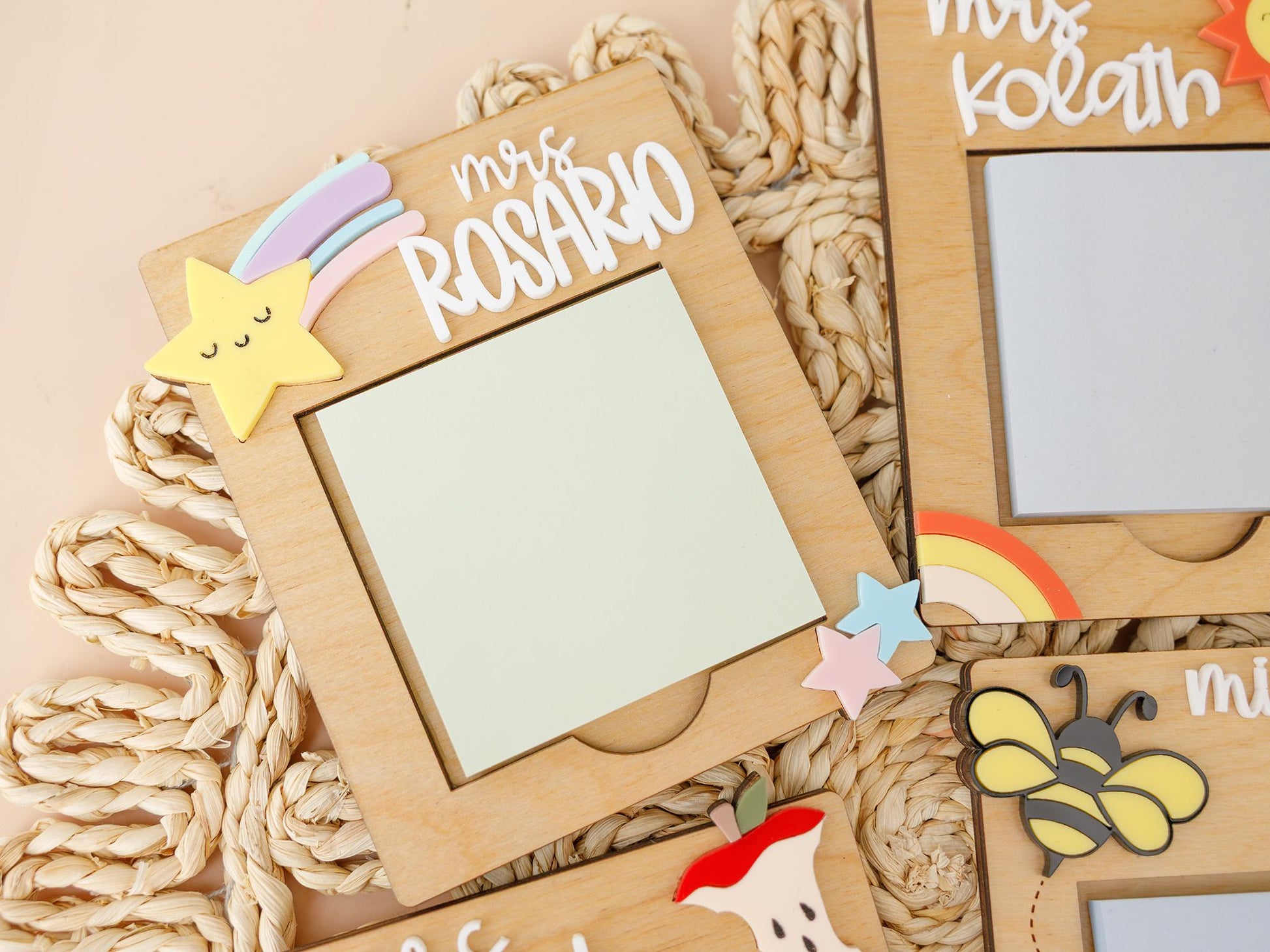 Personalized Sticky Note holder Teacher Appreciation Gift for Teacher