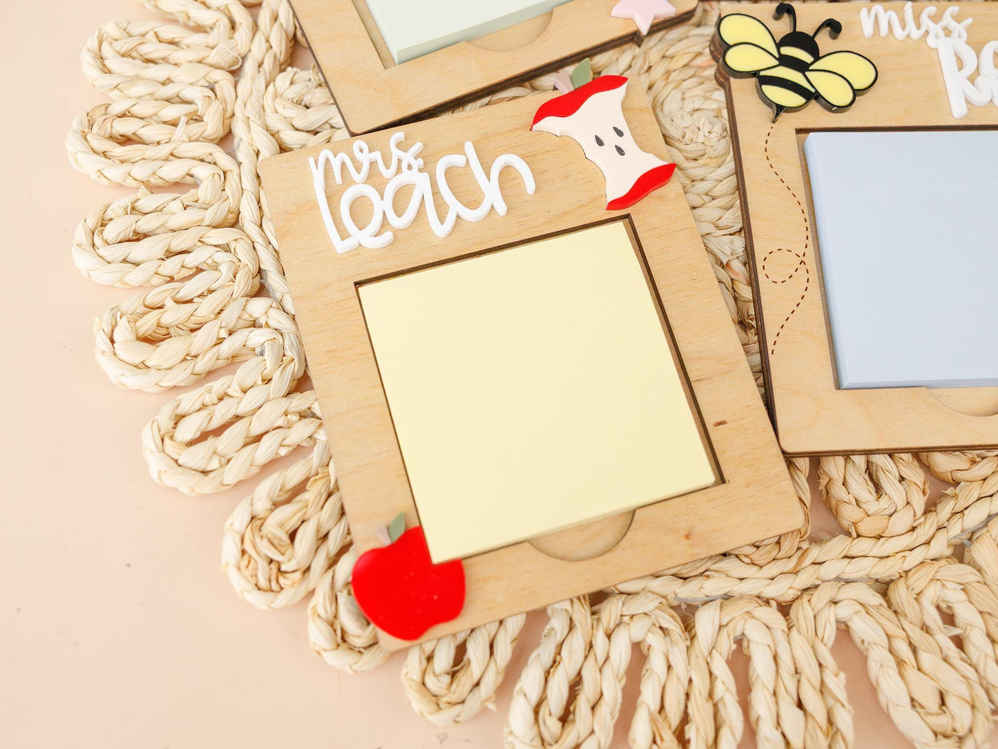 Personalized Sticky Note holder Teacher Appreciation Gift for Teacher