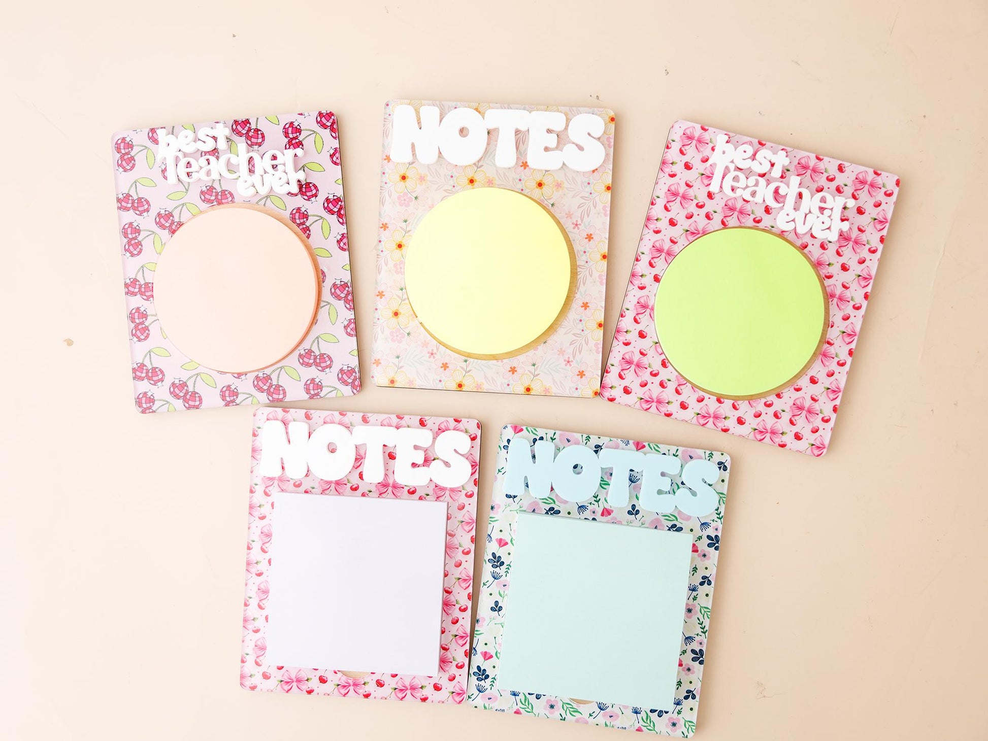 Sticky Note Holder for Teacher Cute Sticky Note Organizer Teacher Appreciation Gift
