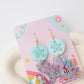 Summer acrylic earrings, Beach vibe Dangle Earrings, Sand dollar mermaid tail Earrings for girls, Trendy Accessories