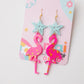Flamingo Starfish Acrylic Earrings