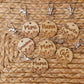 Engraved flowers Mom keychain Personalized keychain Mother's Day Gift for Mom Gift for Grandma