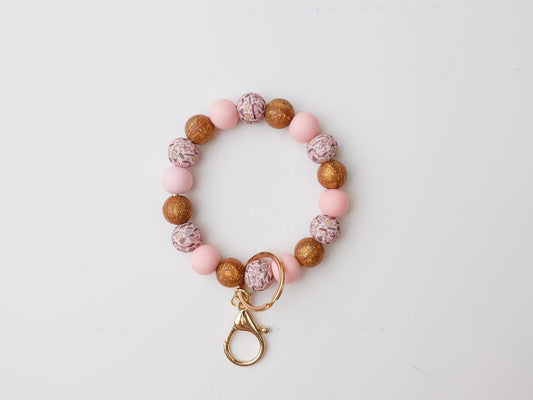 School stuffs Beaded Wristlet Keychain