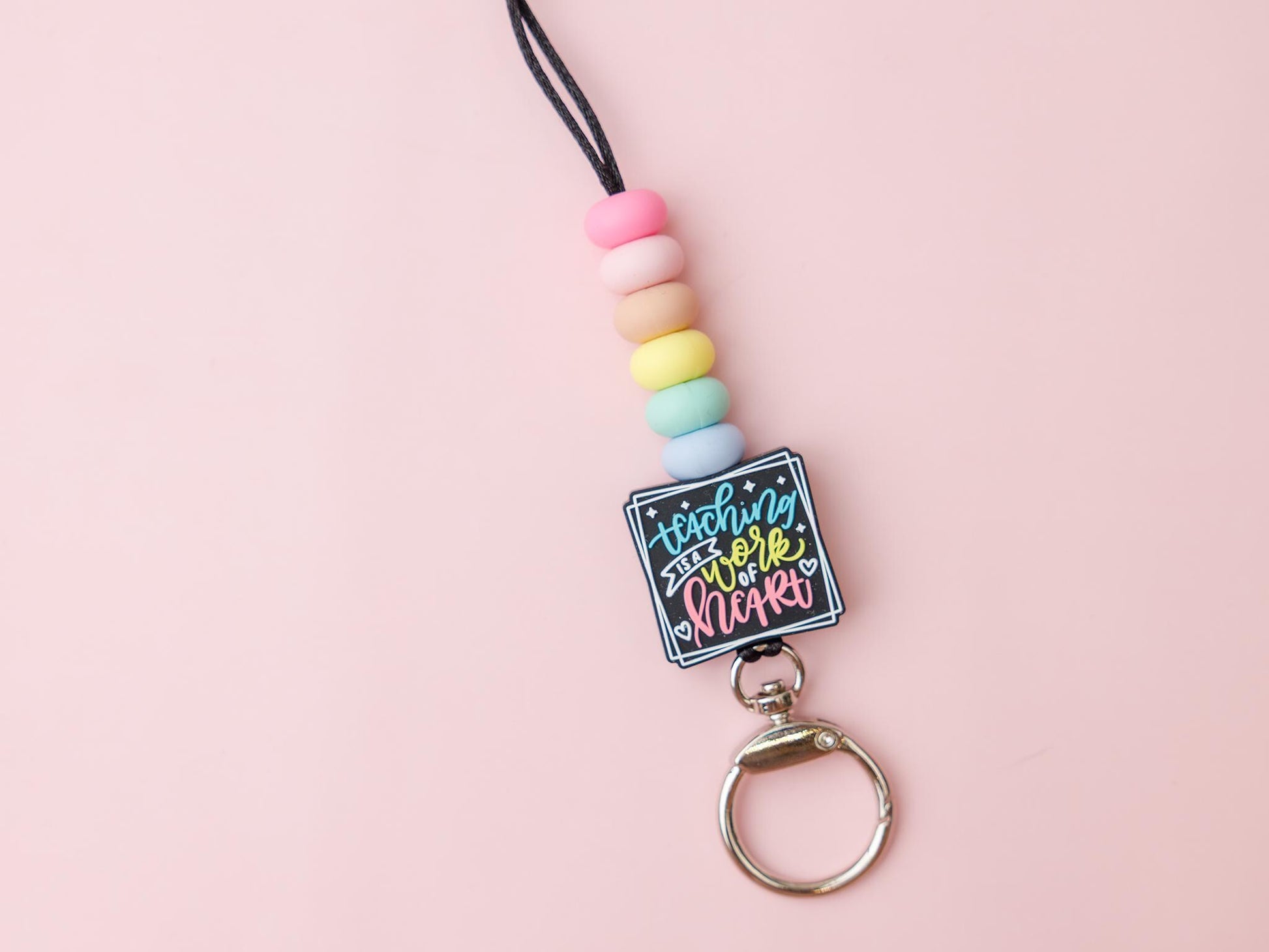 Teaching is work of heart Lanyard for Teachers Appreciation Gift 2025 Custom Lanyard Gift for Teachers