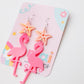 Flamingo Starfish Acrylic Earrings