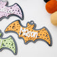 Personalized Bat Boo Basket tag