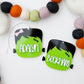 Personalized Frankenstein Boo Basket tag