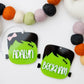 Personalized Frankenstein Boo Basket tag