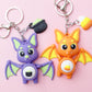 Halloween Bat Fidget Clicker Cute Bat Fidget Toy keychain