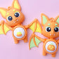 Halloween Bat Fidget Clicker Cute Bat Fidget Toy keychain