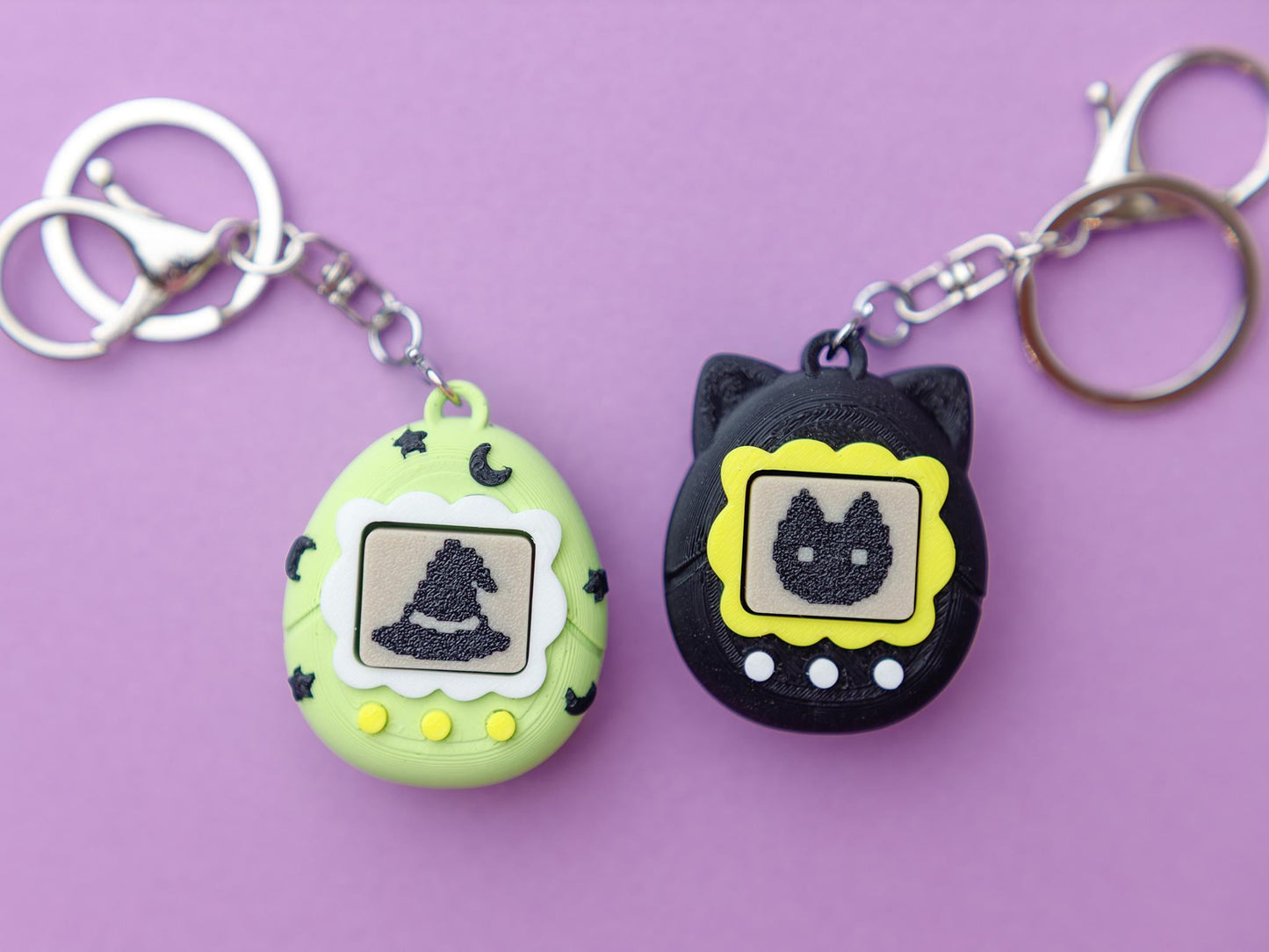 Virtual Pet Fidget Clicker Toy keychain Halloween version