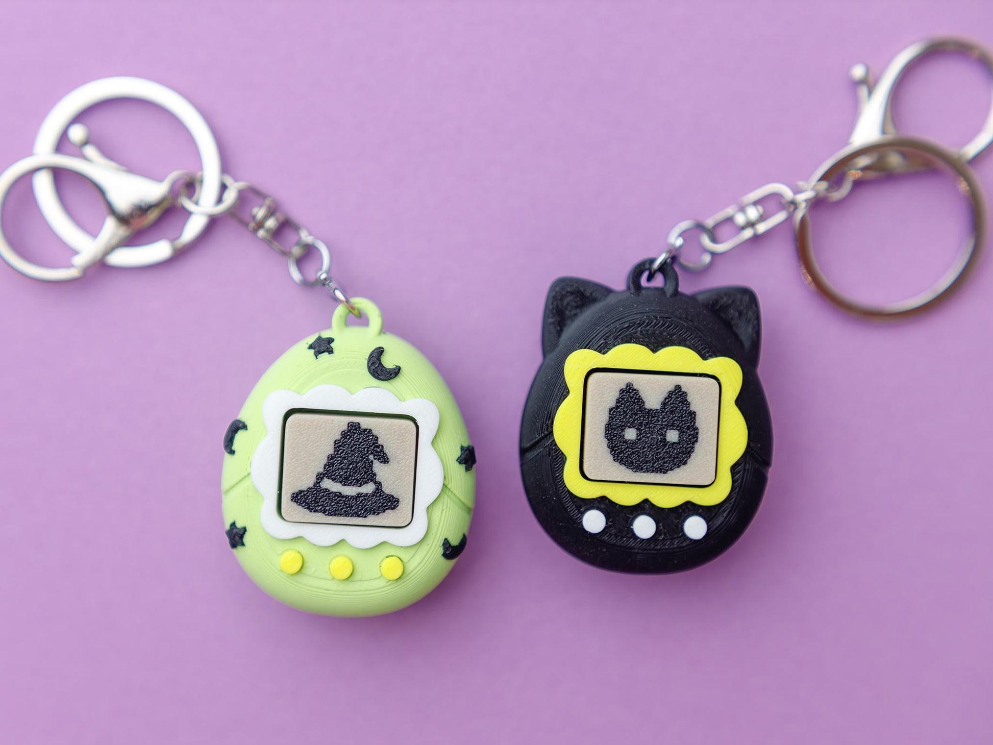 Virtual Pet Fidget Clicker Toy keychain Halloween version