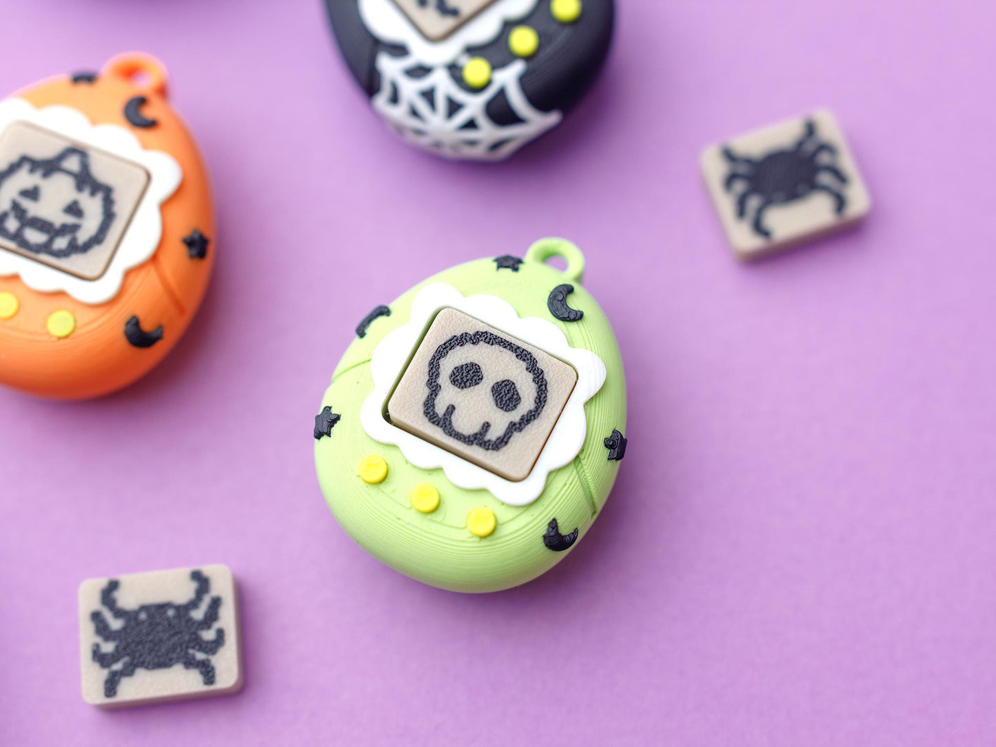 Virtual Pet Fidget Clicker Toy keychain Halloween version