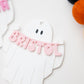Personalized Cute Ghost Boo Basket tag