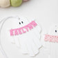 Personalized Cute Ghost Boo Basket tag