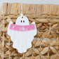 Personalized Cute Ghost Boo Basket tag