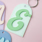 Stitched Letter Backpack Tag