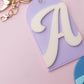 Stitched Letter Backpack Tag