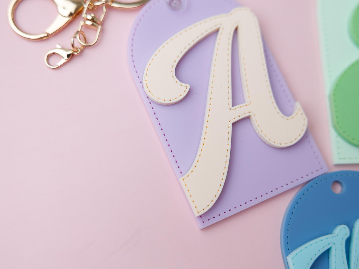 Stitched Letter Backpack Tag