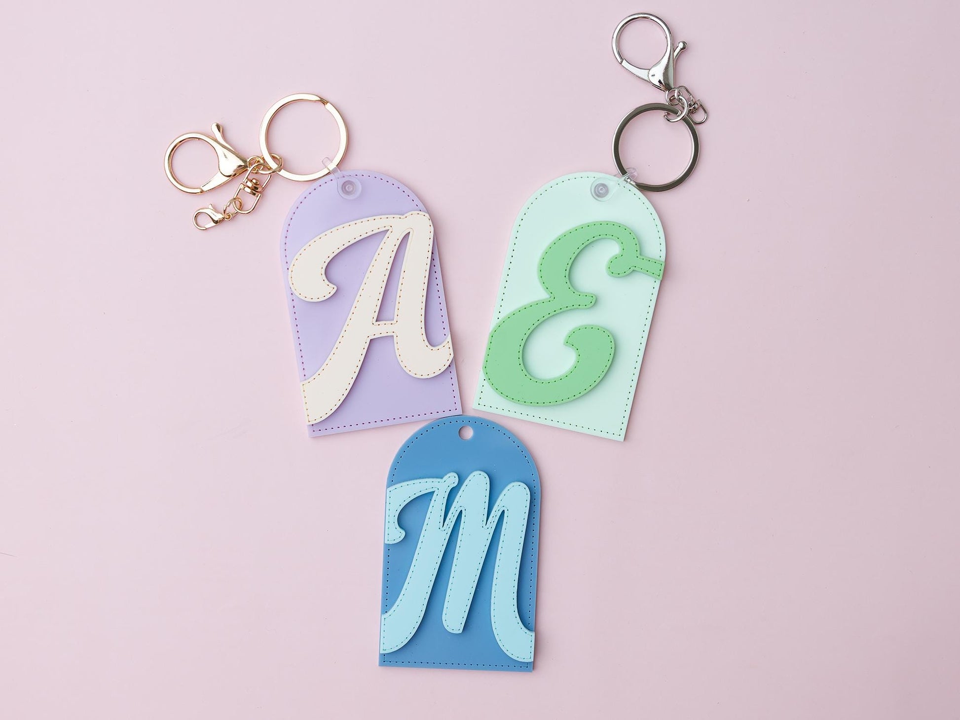 Stitched Letter Backpack Tag