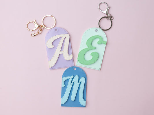 Stitched Letter Backpack Tag