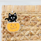 Personalized Ghost Cat Cat Pumpkin Name Tag Halloween 2025