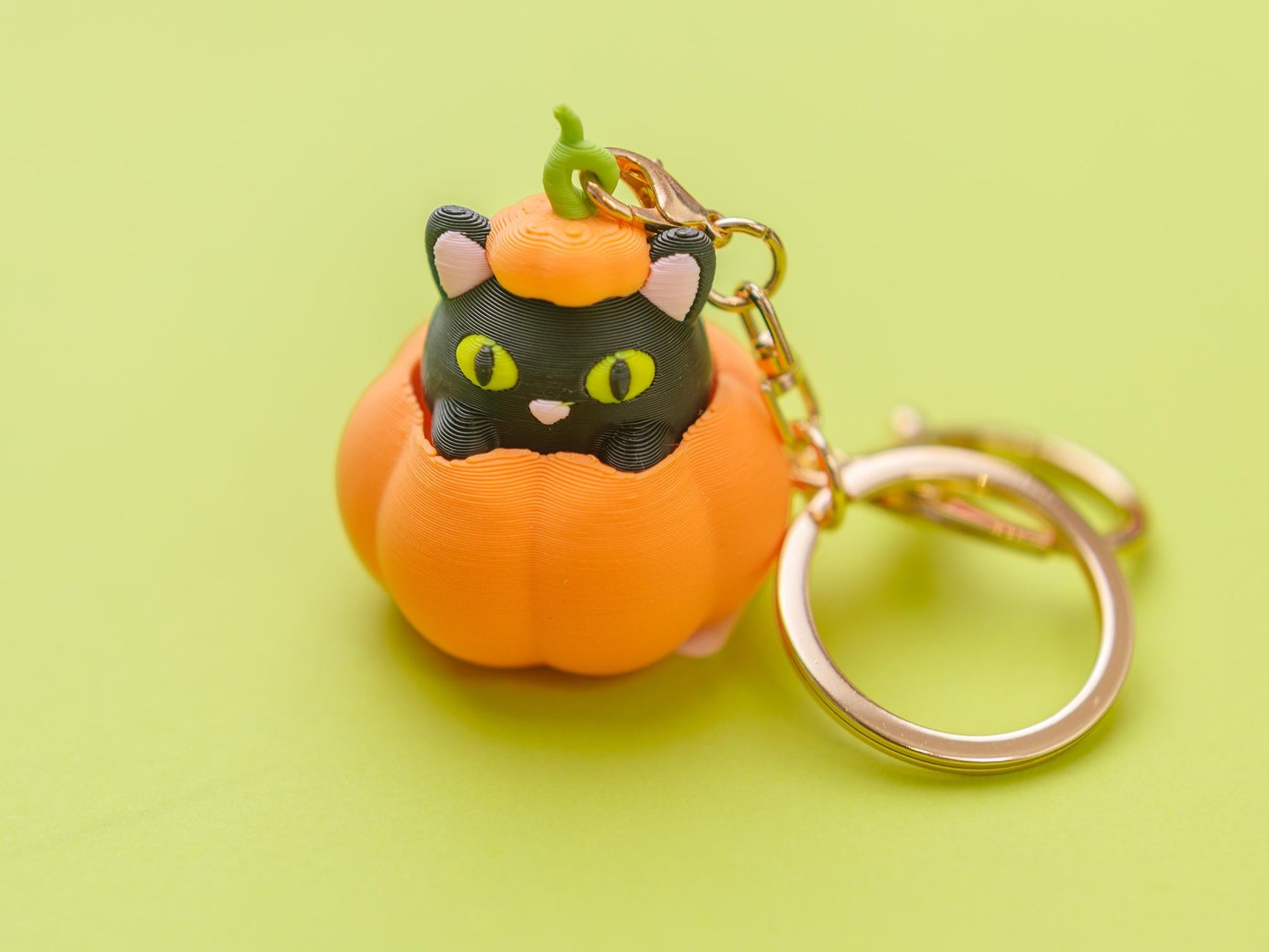 Halloween Cat Pumpkin Fidget Clicker Toy