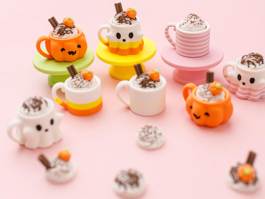 Pumpkin Spice Latte Fidget clicker toy