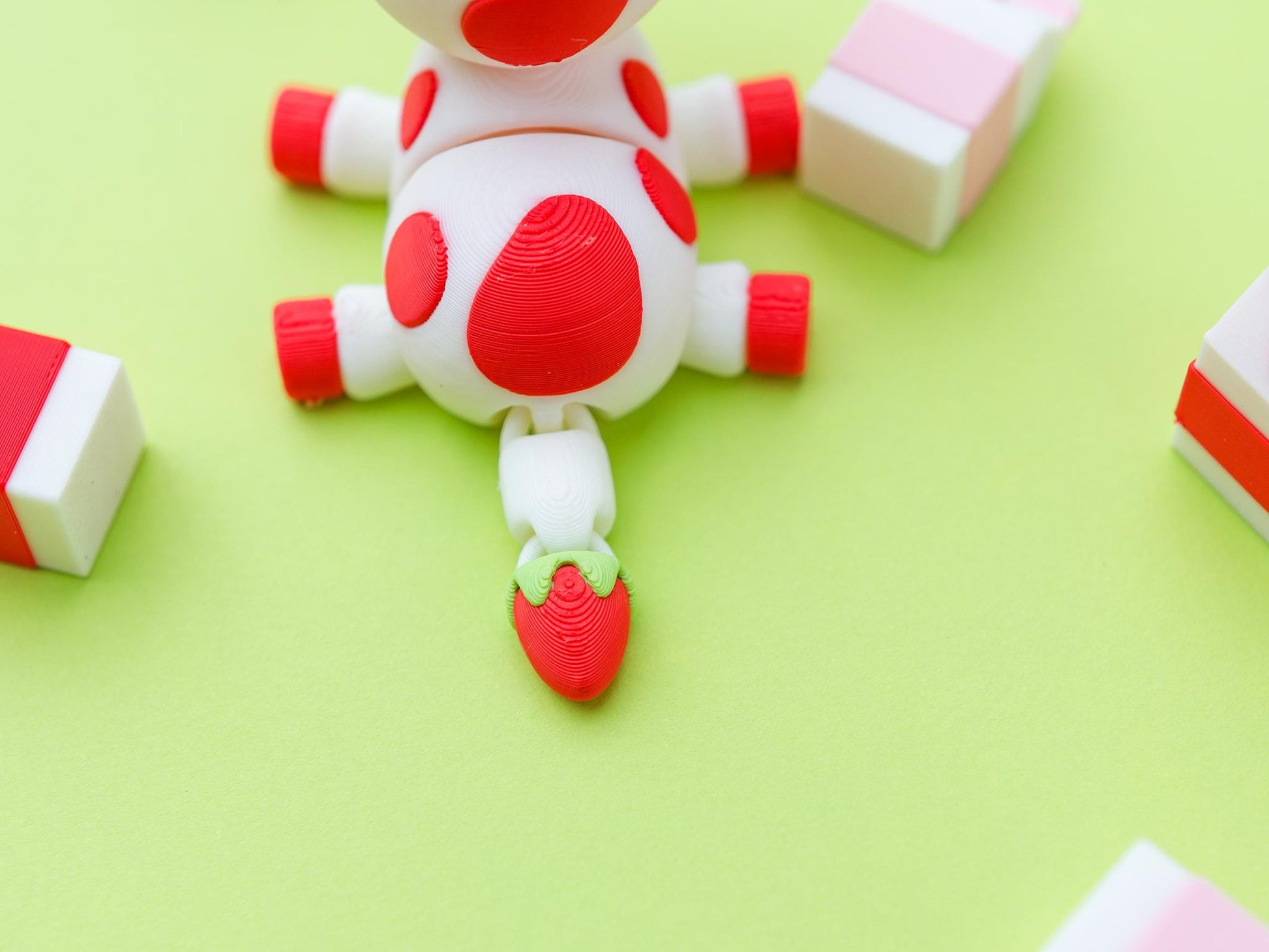 Strawberry cow flexi fidgets