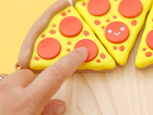 Pizza Fidget Clicker Toy