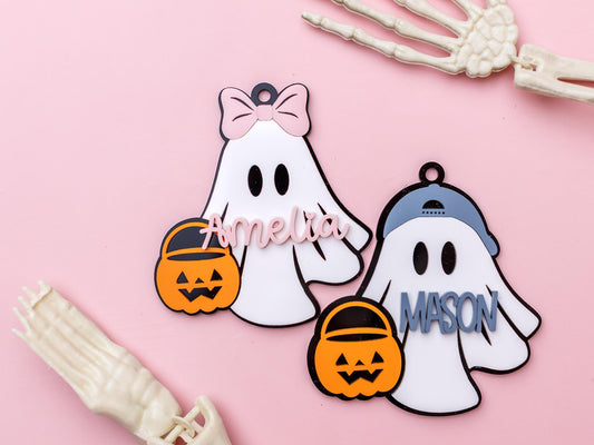 Personalized Boo Basket Name Tag