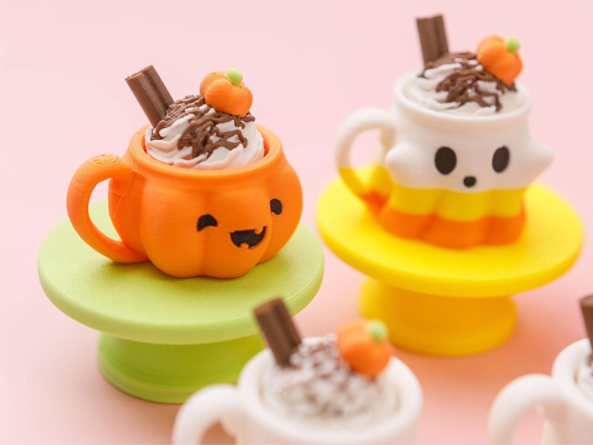 Pumpkin Spice Latte Fidget clicker toy