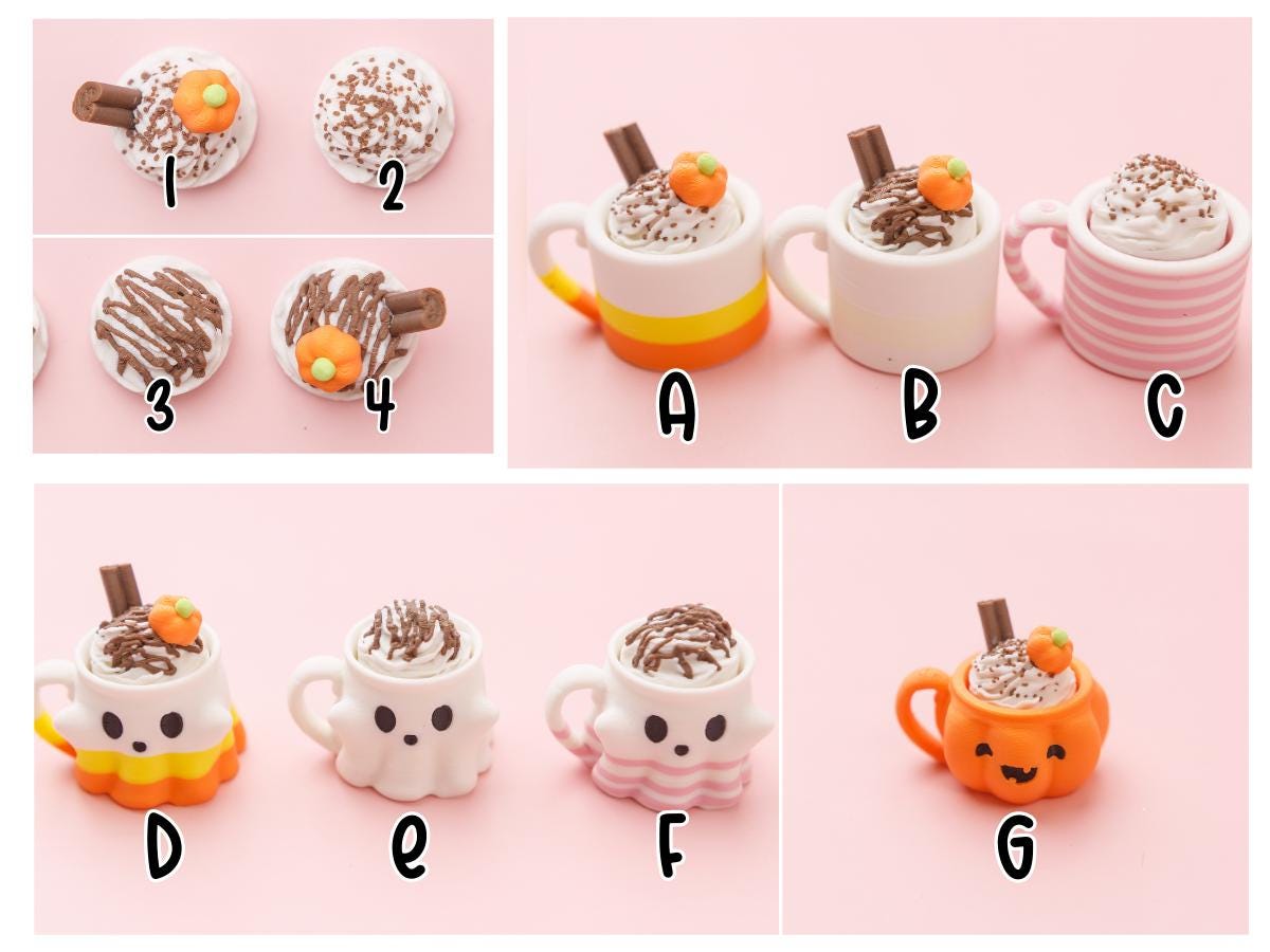 Pumpkin Spice Latte Fidget clicker toy