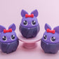 Purple Bat Fidget Clicker Toy Halloween Fidget Clicker