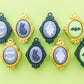 Halloween Vintage frame ghost Fidget Clicker Toy Bat Fidget Clicker