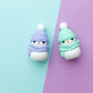 Snow man Fidget clicker toy Trendy 3D printed fidget