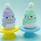 Snow man Fidget clicker toy Trendy 3D printed fidget