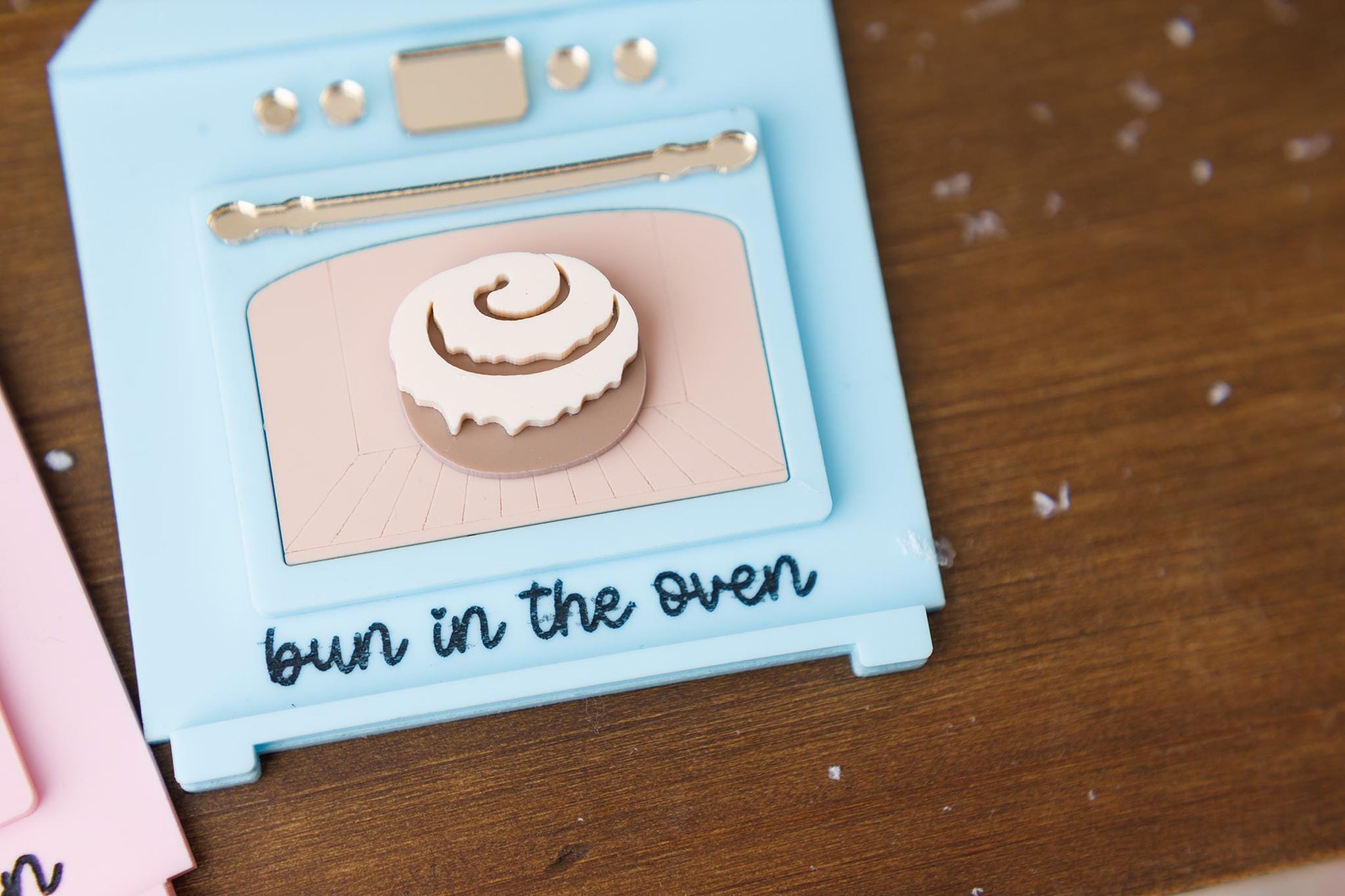 Bun in the oven Christmas ornament