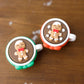 Hot Cocoa Fidget Clicker 3D printed Christmas Fidget Clicker Ginger Bread hot cocoa Snowman hot cocoa Bear hot cocoa fidget clicker toy