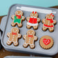 Gingerbread cookie tray Fidget Clicker 3D printed Christmas Fidget Clicker Ginger Bread ornament