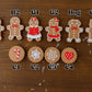 Gingerbread cookie tray Fidget Clicker 3D printed Christmas Fidget Clicker Ginger Bread ornament