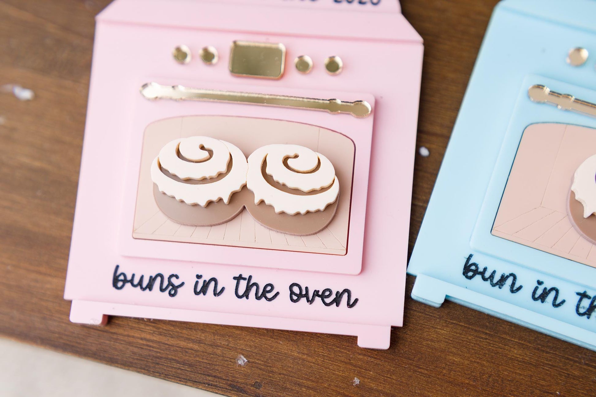 Bun in the oven Christmas ornament